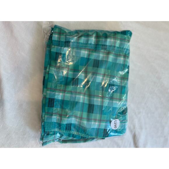 The North Face Board Shorts Women's Size 6 Teal & Green Plaid - Picture 16 of 16